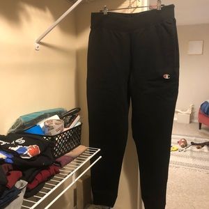 NWOT black champion sweatpants joggers